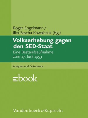 cover image of Volkserhebung gegen den SED-Staat